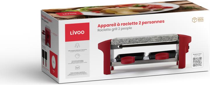 Actual product image Livoo Raclette grill 2 persons