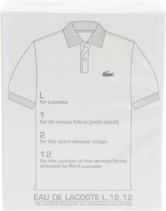 Actual product image Lacoste L.12.12 (Eau de toilette, 175 ml)