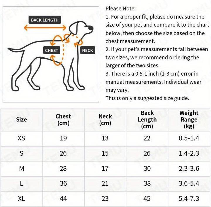 Actual product image Alopini Graphic jumpers for dogs, dog cardigans Clothing for small dogs, Warm clothing for pet dogs, Soft (XL, Dog coat)