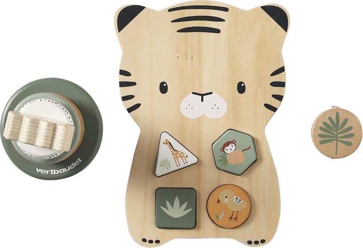 Image du produit Vertbaudet Set de 3 jouets éducatifs pour bébé TANSANIA, bois FSC®.