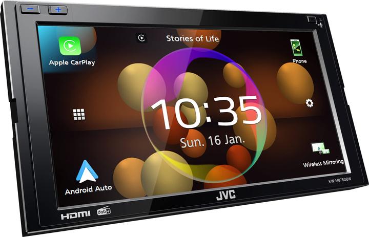 Productafbeelding JVC KW-M875DBW (Android auto, Apple Carplay)