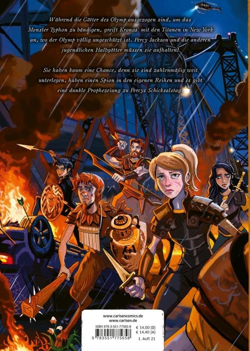 Produktbild Percy Jackson (Comic) 5: Die letzte Göttin (Deutsch, Rick Riordan, Robert Venditti, 2021)