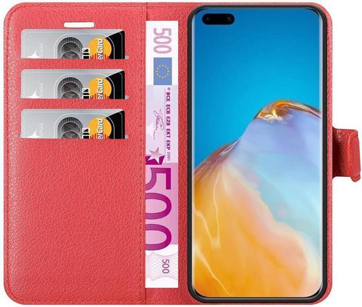 Actual product image Cadorabo Book with stand function cover (Huawei P40 Pro+)