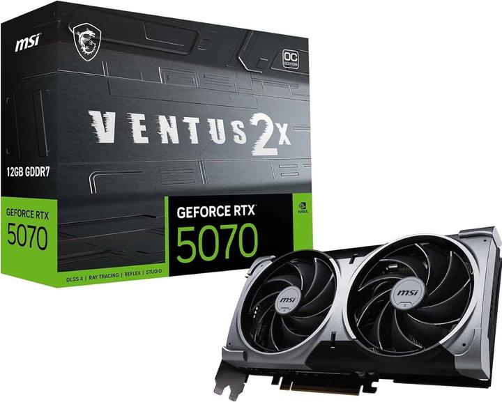 Produktbild MSI GeForce RTX 5070 VENTUS 2X OC (12 GB)