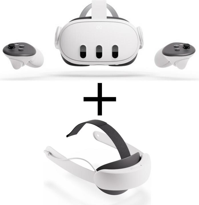 Immagine prodotto Meta Quest 3 + Quest 3 / 3S Elite Strap con batteria (512 GB)