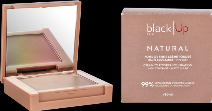 Actual product image Black Up Full Cover Cream Powder Foundation