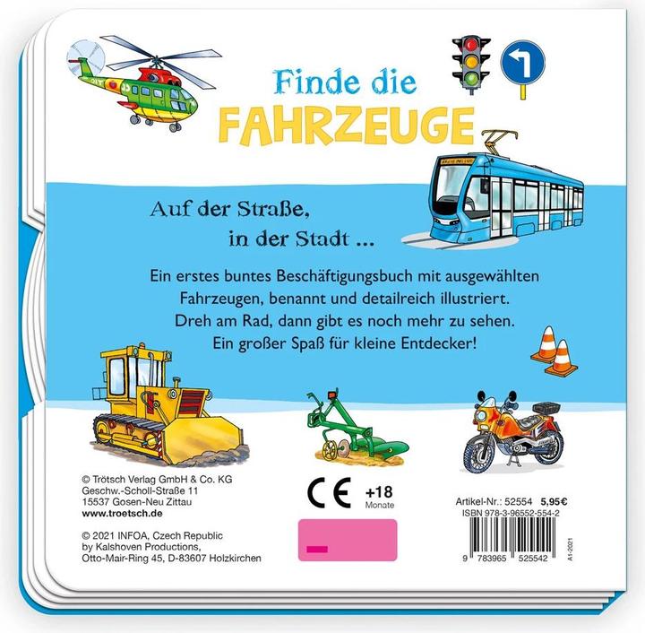 Actual product image Finde die Fahrzeuge Drehscheibenbuch (German)
