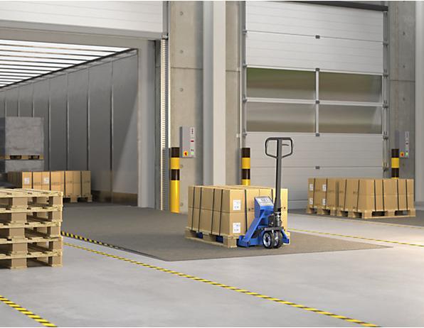 Actual product image eurokraft pro Pallet truck with scale, weight 110 kg