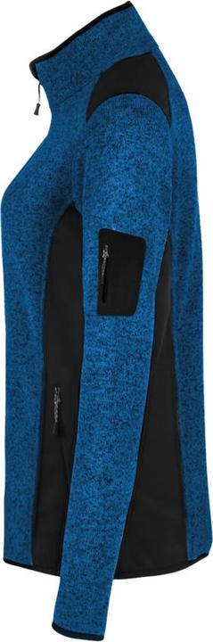 Actual product image Hakro Ladies Knitted Fleece Jacket Churchill royal mottled, XL (XL)