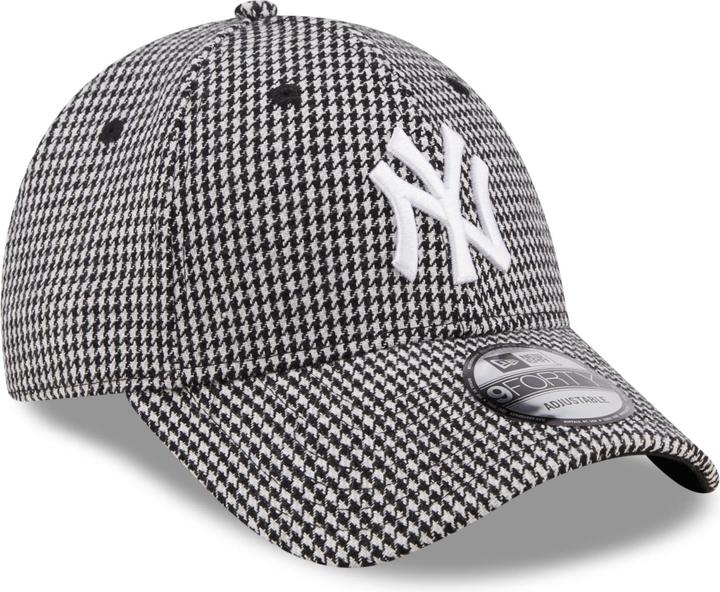 Produktbild New Era 9Forty Cap - Houndstooth New York Yankees Schwarz