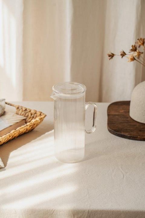 Image du produit Nuts Carafe en verre borosilicaté, 1.2l transparent (1.20 l)