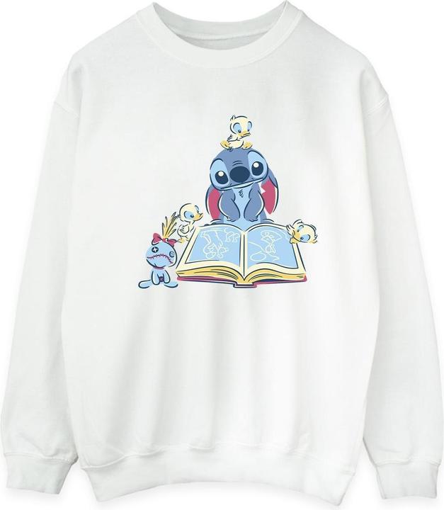 Immagine prodotto Disney Lilo & Stitch Reading A Book Felpa Uomo (L)