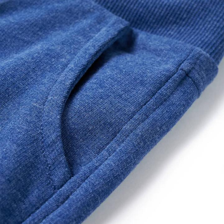 Actual product image VidaXL Children's tracksuit bottoms dark blue 140,Material: 80 (140)