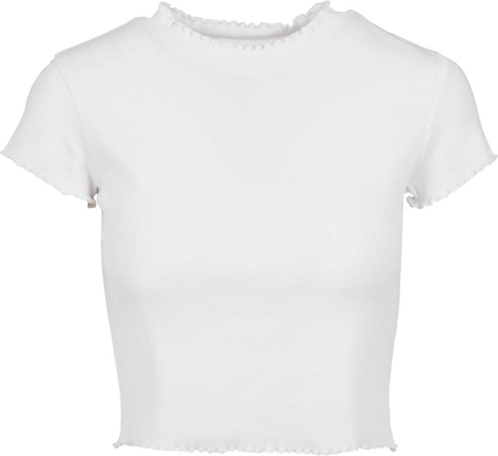 Urban Classics Ladies Cropped Rib Tee