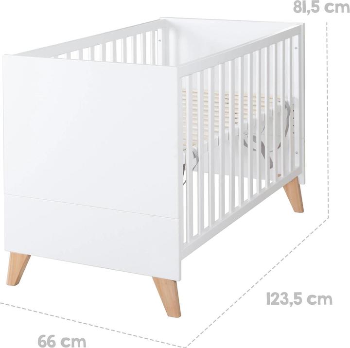 Produktbild Roba Babybett Léon 60 x 120 cm (60 x 120 cm)