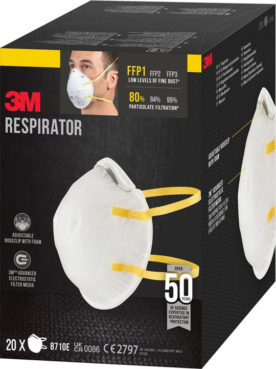 Actual product image 3M Respirator 8710E (FFP1, 20 x)