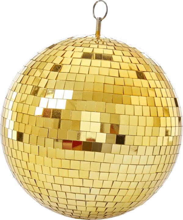 Rice DISCO-LGOLD Diskokugel 29 cm Spiegel (29 cm)