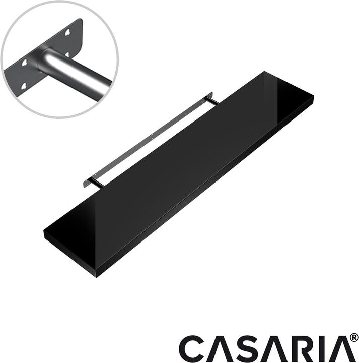 Actual product image Casaria 2x Floating Shelves (50 x 23 x 3.8 cm)