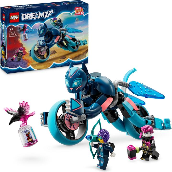Actual product image LEGO Zoey's cat motorbike (71479, LEGO Dreamzzz)