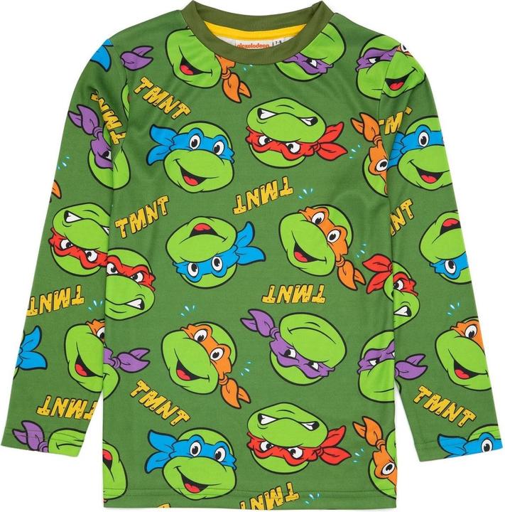 Actual product image Teenage Mutant NT Childrens/Kids Long Pyjama Set (110)