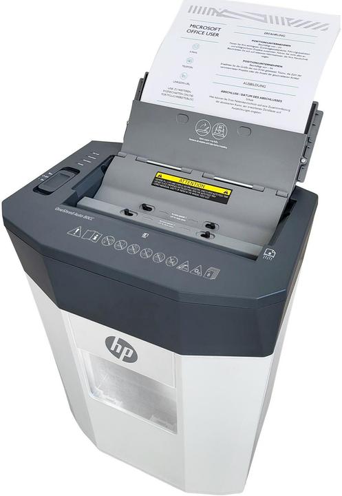 Actual product image HP OneShred Auto 80CC document shredder (Particle cut)