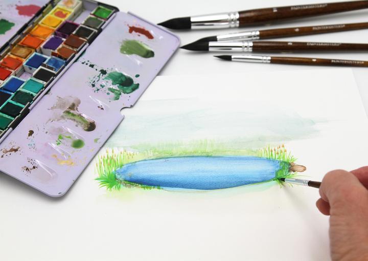 Produktbild Paintersisters Aquarell Pinsel Set