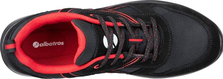 Immagine prodotto Albatros CLIFTON LOW SRC 648700210000045 Scarpa di sicurezza S3 Numero di scarpe (EU): 45 Nero, Rosso 1 Paa (S3, 45)