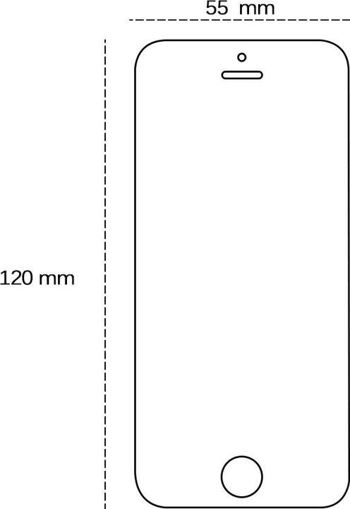 Productafbeelding OEM Gehard glas 2,5D voor iPhone 5 / 5S / 5C / SE (5S)