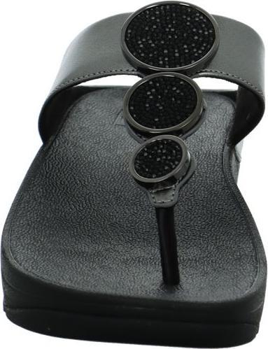 Image du produit Fitflop Halo Bead Circle Metallic Toe Post Sandals (39)
