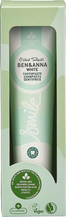 Produktbild Ben & Anna BEN&ANNA Natural Toothpaste naturalna pasta do zębów White Aloes 75ml (75 ml)