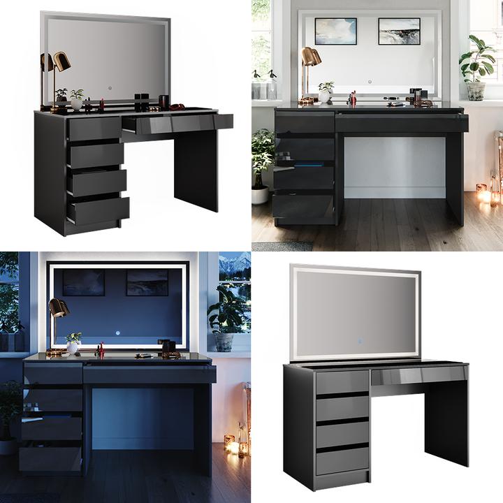 Actual product image Vicco Sherry with lighting (120 x 55 x 75 cm)