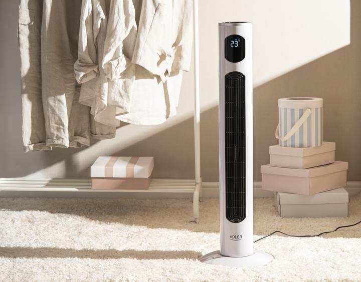 Actual product image Adler AD 7857 household fan Black, White (54.68 dB)