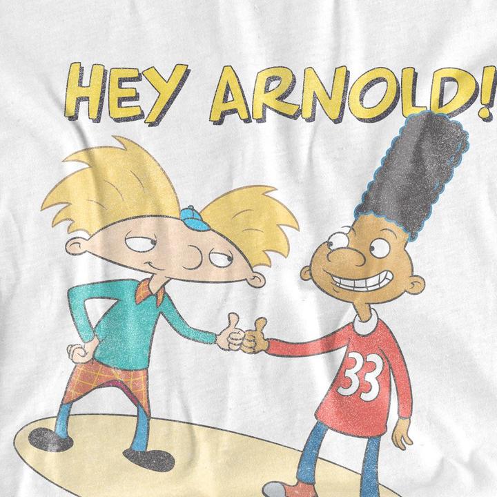Immagine prodotto Hey Arnold! Maglietta Arnold e Gerald Adulto Unisex (L)