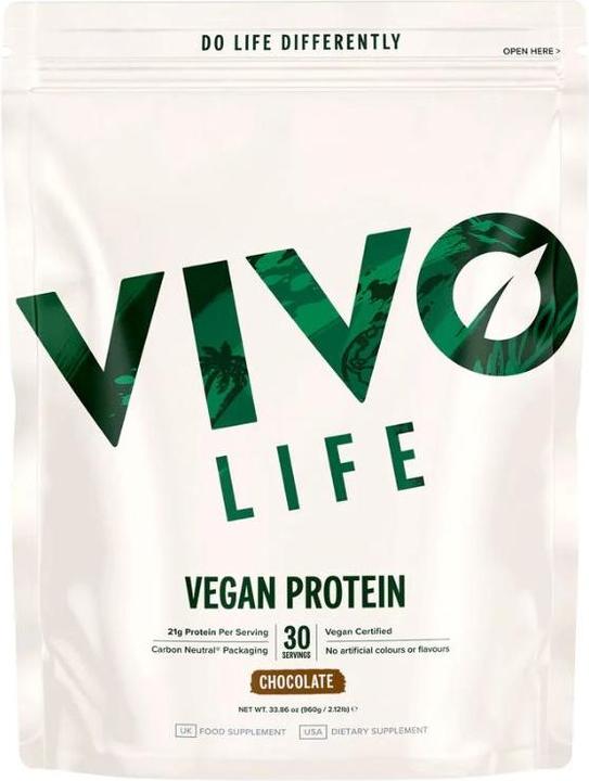 Actual product image Vivo Ritual Plant Based Protein Dark Chocolate (Chocolate, 960 g)