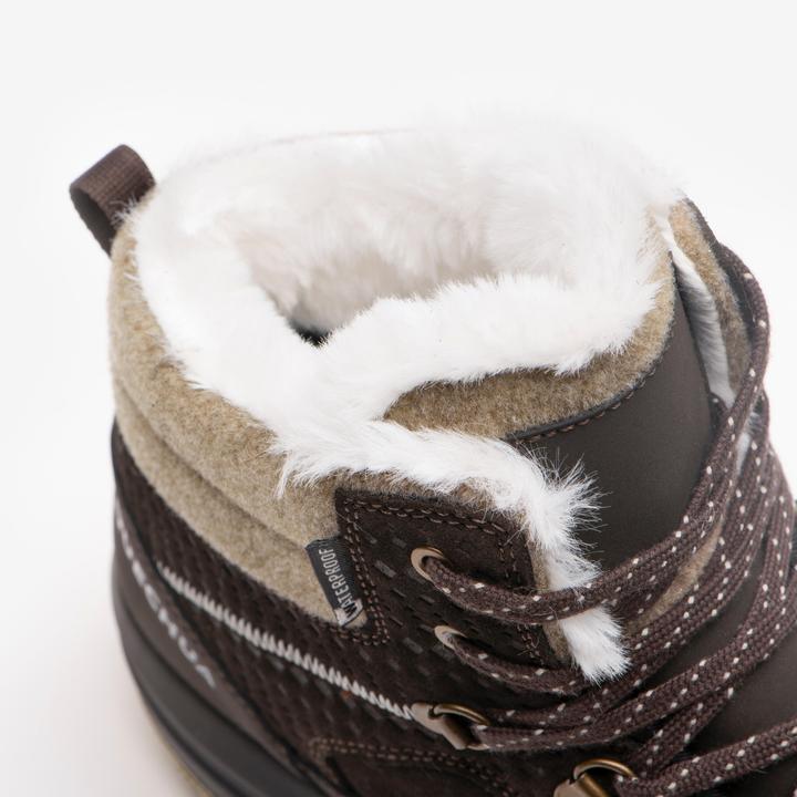 Actual product image Quechua Winter shoes ladies leather warm waterproof half high winter hiking - SH900 (39)