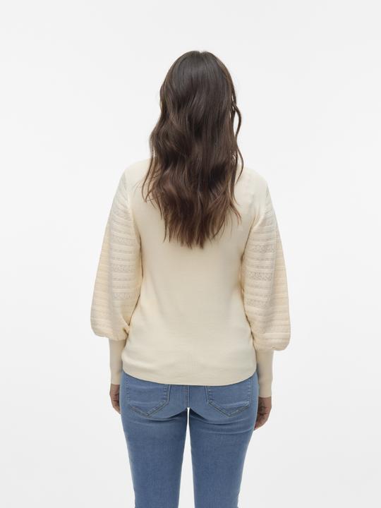 Immagine prodotto Vero Moda Maternity Vestibilità regolare Scollo rotondo Polsini lunghi Pullover Top in maglia (XL)