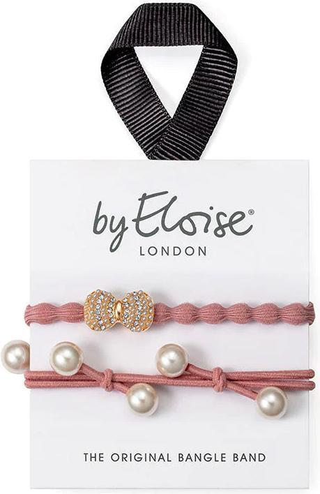 By Eloise Bangle Band Set Champagne Chic (Hair tie)
