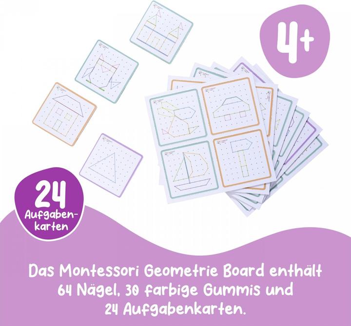 Actual product image Eichhorn EH Montessori geometry board (German)