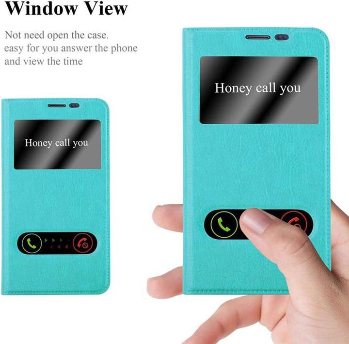 Produktbild Cadorabo Book mit View Doppelfenster Cover (Samsung Galaxy Note Edge)