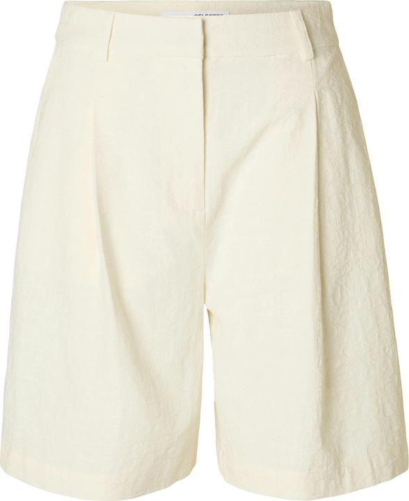 Selected Femme Baumwollmix Højtaljede shorts