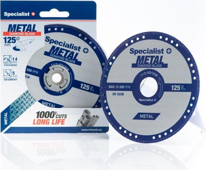 Produktbild Diamond cutter disc for metal 125x1.4x22.23 mm