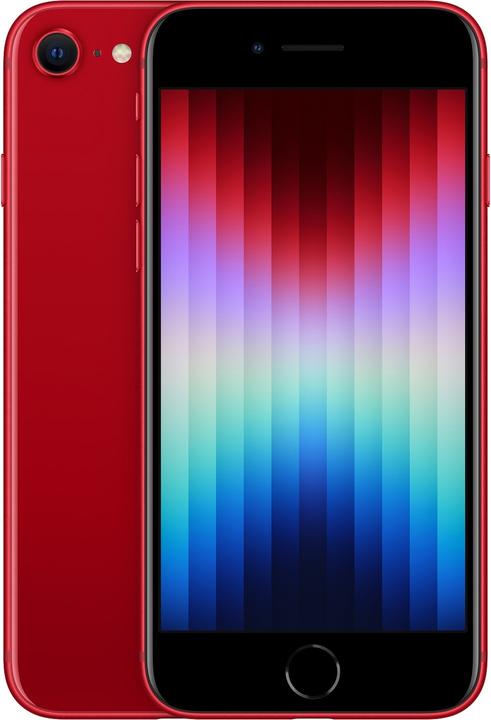 Image du produit Apple iPhone SE (3rd Gen) (256 Go, (PRODUCT)​RED, 4.70", SIM + eSIM, 12 Mpx, 5G)