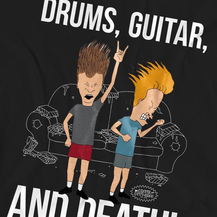 Produktbild Universal Textiles Drums Guitar & Death TShirt (XXL)