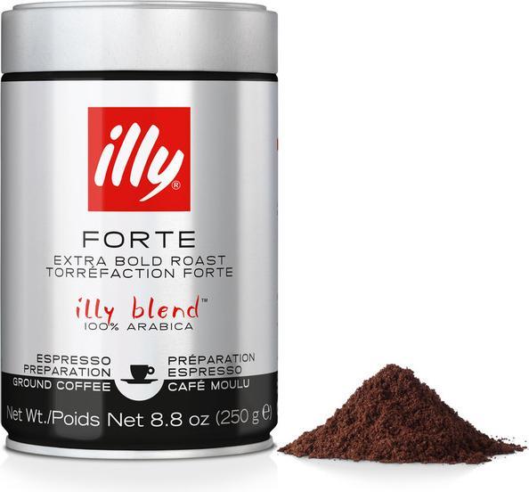 Immagine prodotto Illy Caffè macinato Forte (250 g, Arrosto scuro)