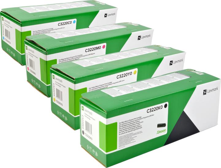 Actual product image Lexmark 4 Toner C3220 Multipack K C M Y 4-coloured (M, FC, C, Y)