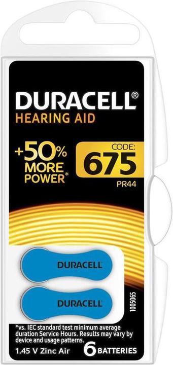 Image du produit Duracell EasyTab (6 pcs, PR44, 675 mAh)