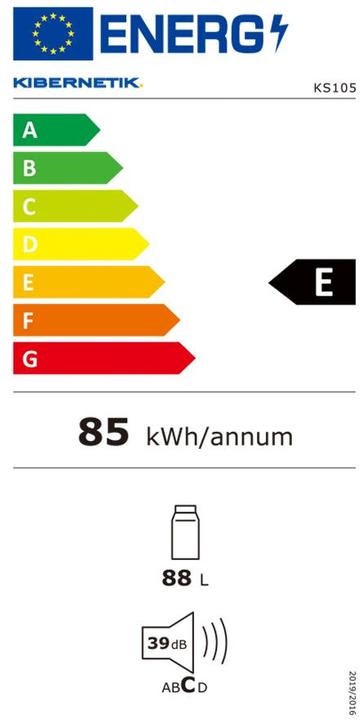 Energie-Label Kibernetik KS105 (88 l)