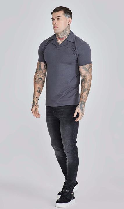 Produktbild Siksilk T-Shirt Smart Revere Polo - Muscle Fit (XL)