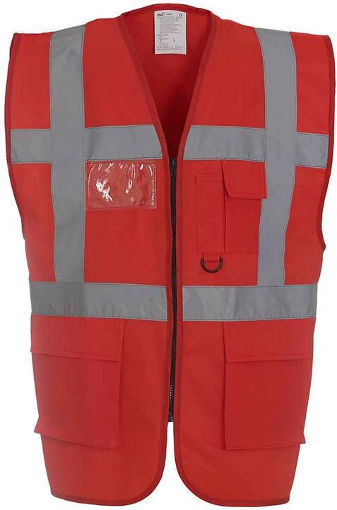Actual product image Yoko Unisex Adult Executive Hi-Vis Waistcoat (XL)