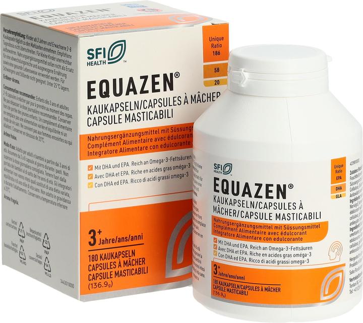 Image du produit Equazen IQ Equazen Kaukapseln/Capsules à mâcher/Capsule masticabili Ds 180 Stk (180 pièce(s), Cachets, 190 g)
